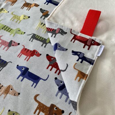 Couverture pour chien L/ Jacq / Multicolore fond beige – Image 2