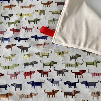 Couverture pour chien L/ Jacq / Multicolore fond beige – Image 5