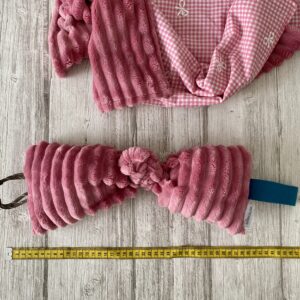 Jouet pour chien / Gros noeud scroutch polaire rose