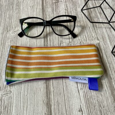 Etui à lunettes / Rayé / Multicolore – Image 2