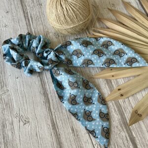 Foulchie chouchou GM/ Fauzy renards à lunettes / ciel