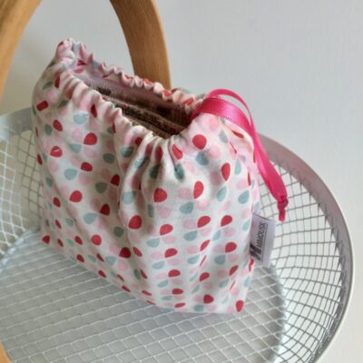 Lingettes lavables / coloris Rose & Blanc – Image 2
