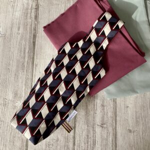 Porte bouteille / Géométrique / bordeaux gris noir