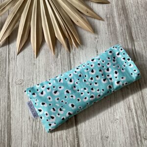 Eye pillow / Leopard / Turquoise