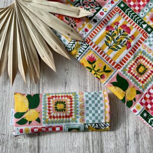 Eye pillow / Smoothie / Jaune rose vert