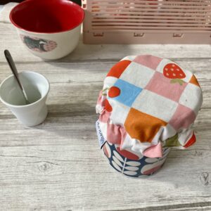 Charlotte couvre-tasse / Damier fruits