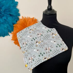 bavoir d'épaule chats cadeau naissance babyshower