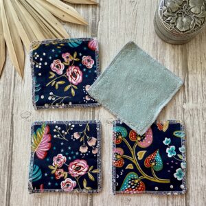 lingettes démaquillantes x4 éponge bambou