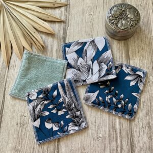 lingettes démaquillantes x4 éponge bambou