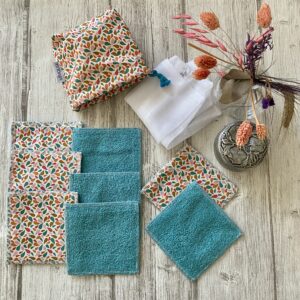 lingettes démaquillantes x8 éponge bio