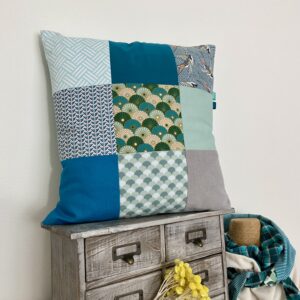 coussin patchwork mimousk