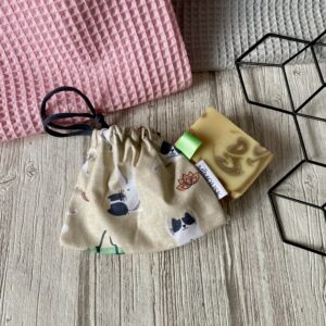 sac à savon mimousk chats yoga