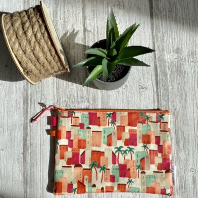 Trousse enduite medina / orange rose – Image 2