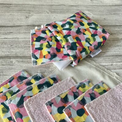 Lingettes lavables / multicolore confettis – Image 2
