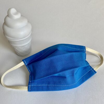 Masque Enfant - 7/11 ans - uni bleu vif