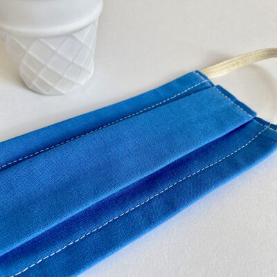 Masque Enfant - 7/11 ans - uni bleu vif – Image 2
