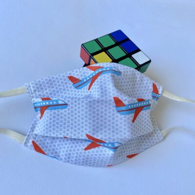 Masque Enfant - 7/11 ans - motif avions