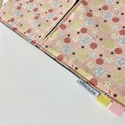 Sac à tarte, motifs ronds, rose jaune – Image 2