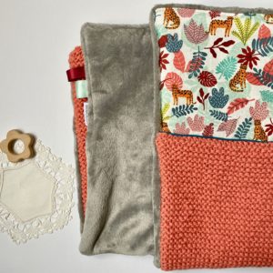 Couverture Pour Bebe Tricotee Main Mimousk