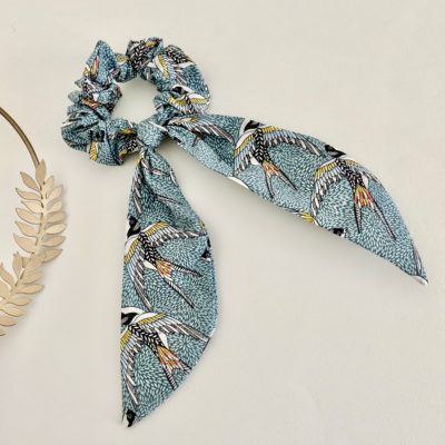 Foulchie hirondelles / bleu-blanc-noir-jaune