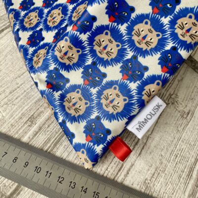 Sac à maillot mouillé, enduit épais / motif Graou, bleu beige rouge – Image 3