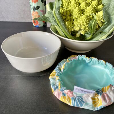 Lot de 2 charlottes à bols / Pommes + Origami multicolore – Image 3