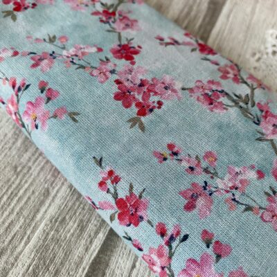 Eye pillow / Fleurs de cerisier / Ciel Rose