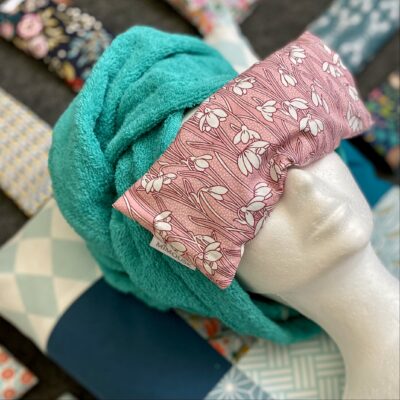 Eye pillow / motif Perce-neige, rose – Image 2