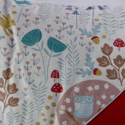 Coussin, décor animaux de la forêt – Image 3