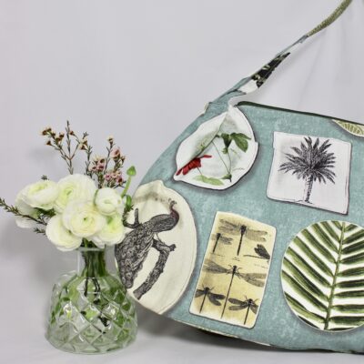 Grand sac à main besace cabinet de curiosités – Image 3