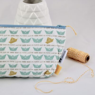 Trousse matelassée motif bateaux – Image 4