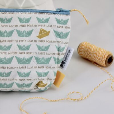 Trousse matelassée motif bateaux – Image 2