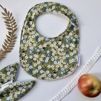 Bavoir Liberty Mitsy vert