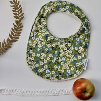 Bavoir Liberty Mitsy vert – Image 3