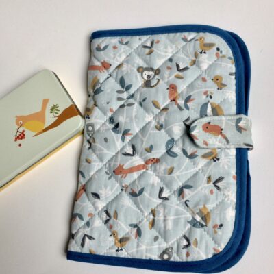 Protège carnet de santé, ciel motif animaux