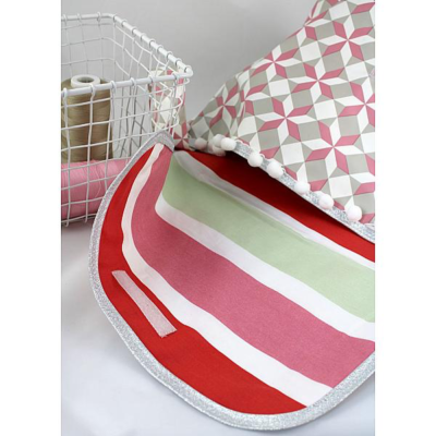 Sac besace enduit, motif géométrique – Image 3