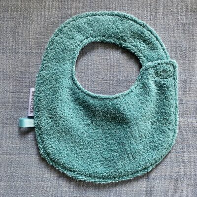 Bavoir rond lémuriens, éponge verte – Image 2